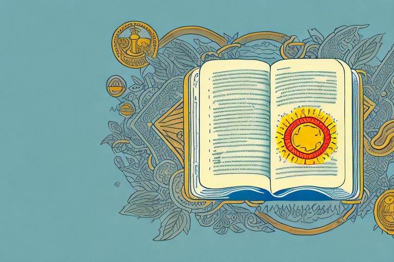 An open bible bathed in warm