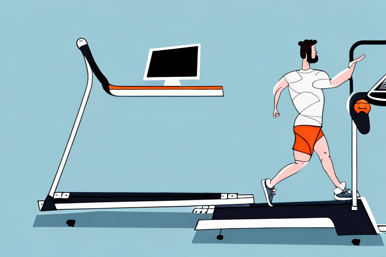 A balanced scale with healthy food on one side and fitness equipment on the other