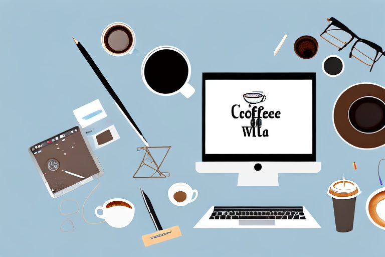 A workspace with a laptop