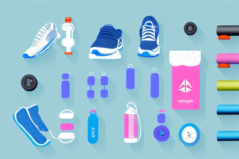 A pair of running shoes