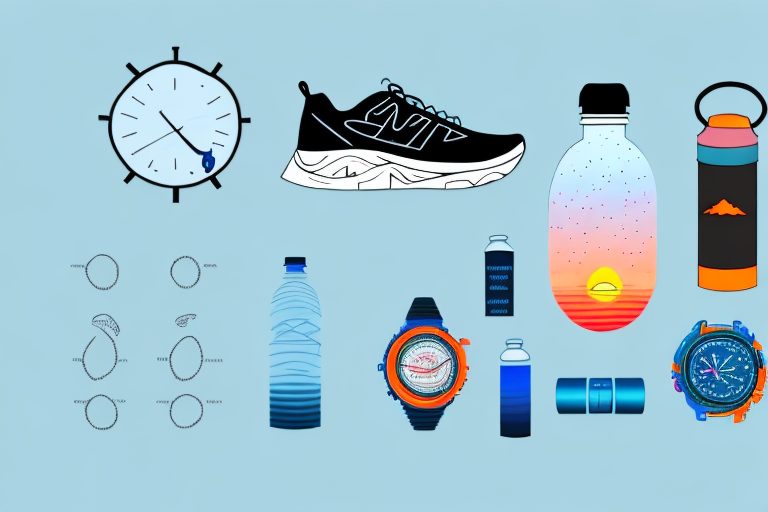 A pair of running shoes