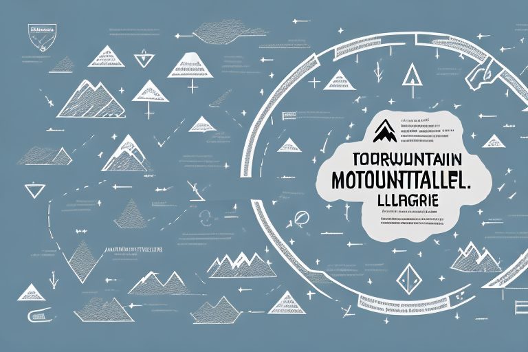 A mountain path representing the journey of language learning