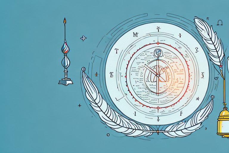 An open book with a feather quill hovering above it