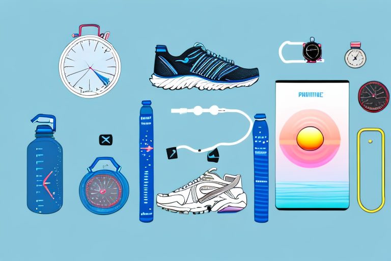 A pair of running shoes