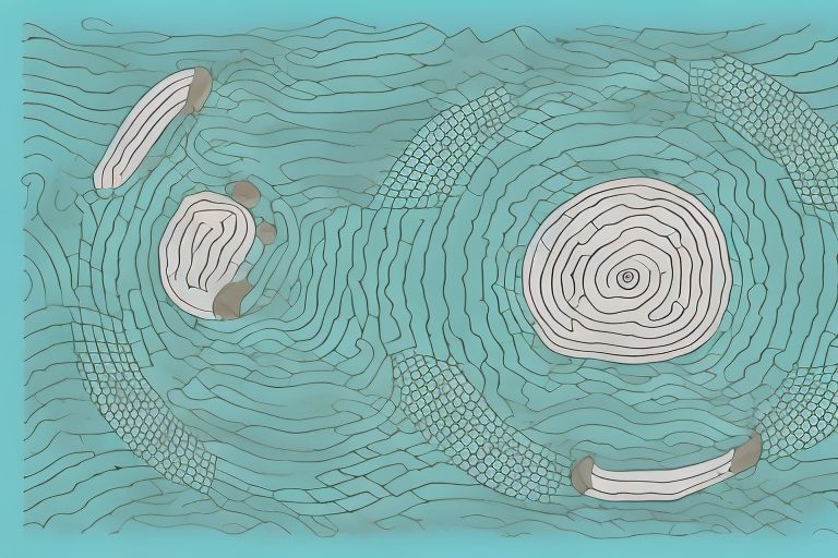 A set of scales on a winding path