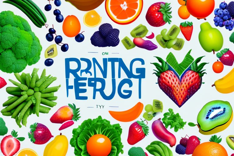 A variety of colorful fruits and vegetables arranged in a way that portrays energy and motivation