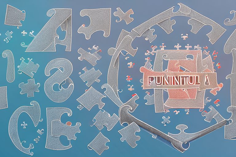A nearly finished puzzle representing a semester
