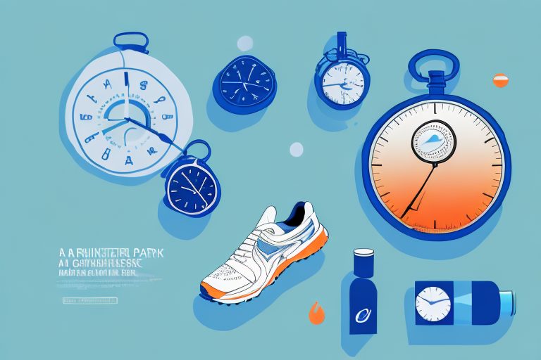 A pair of running shoes