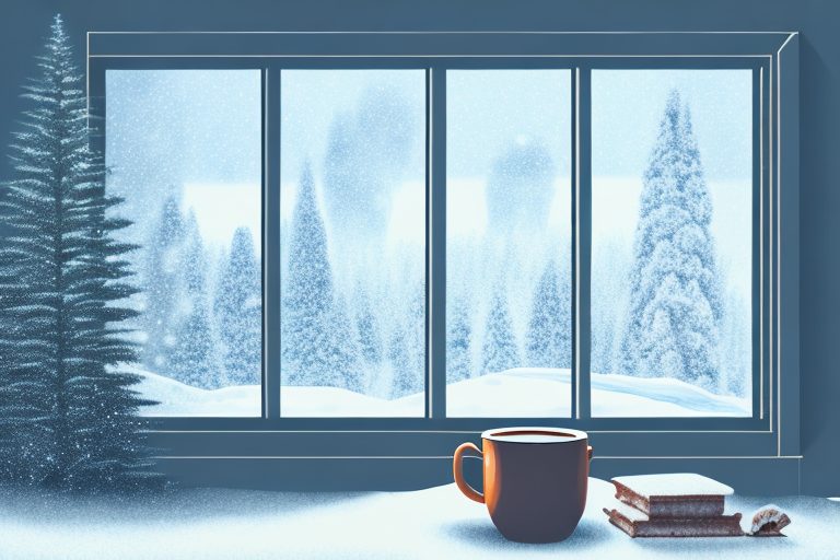 A cozy indoor scene with a lit fireplace