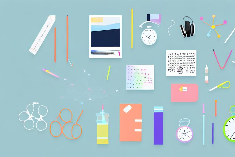 A collection of study tools such as textbooks