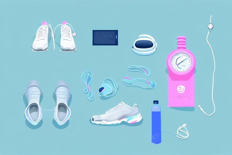 A pair of workout sneakers