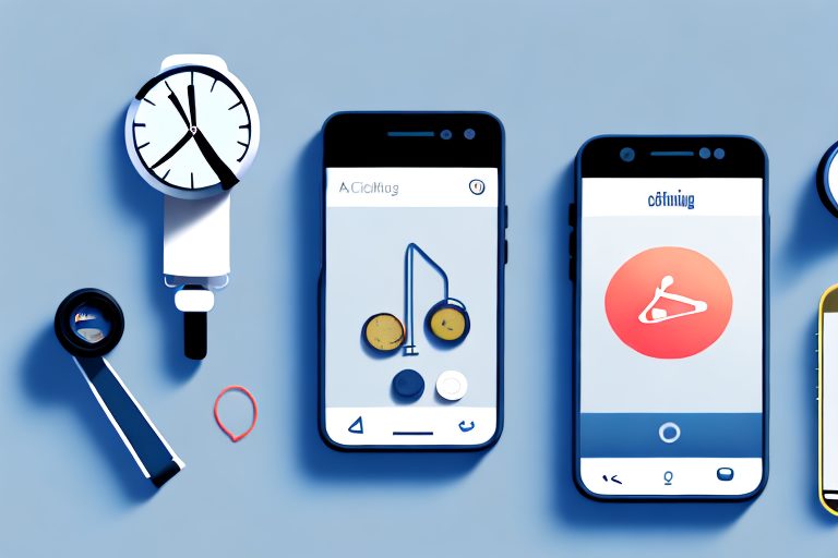 A smartphone displaying various coaching-themed instagram posts