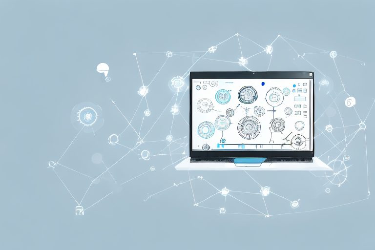 Various technological tools such as a laptop