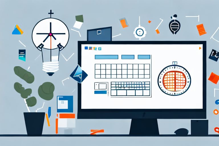 A desktop setup with the ms office suite icons like word