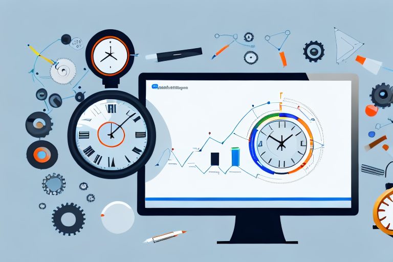 A desktop computer with powerpoint application open