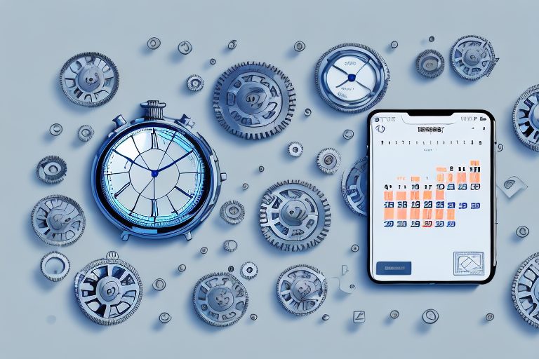Several digital tools like a calendar