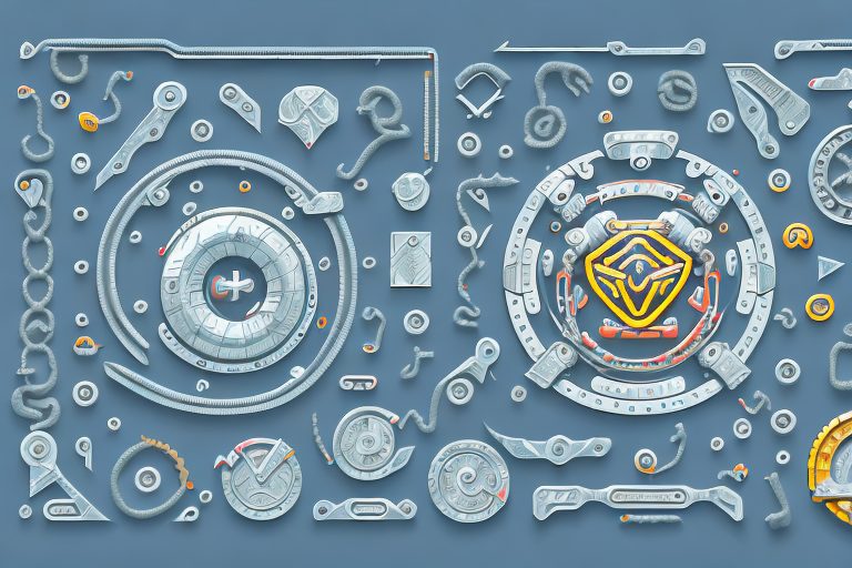 A toolbox overflowing with python symbols and icons