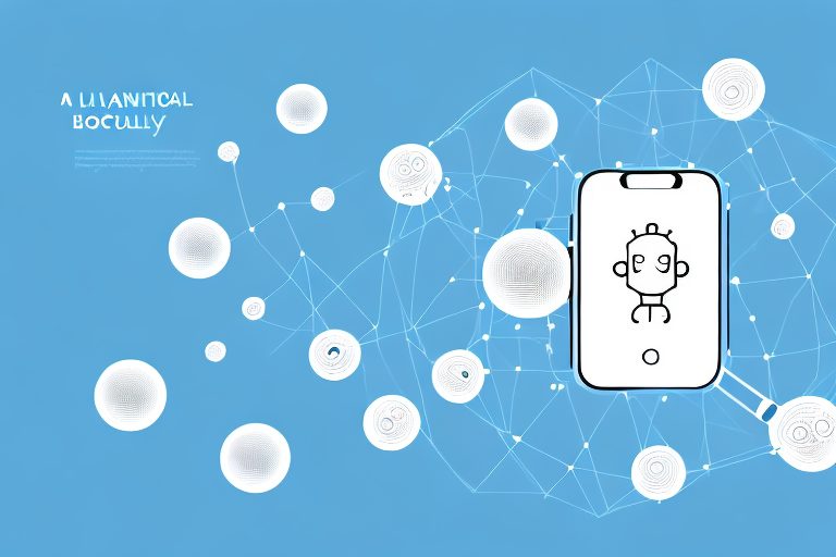 A digital speech bubble emerging from a smartphone