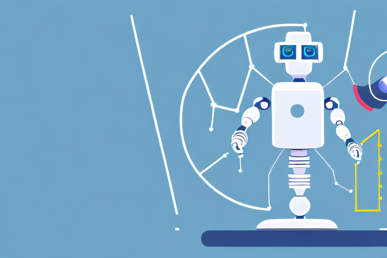 A futuristic ai robot with a coach's whistle around its neck